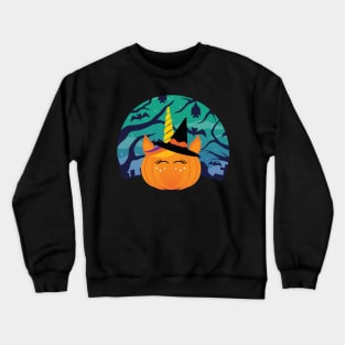 Pumpkin Unicorn Cute Crewneck Sweatshirt